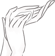 手を洗っている様子